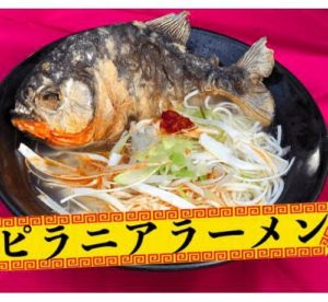 【海外】「これがラーメンの最終形態というわけか・・」日本でピラニアが入ったラーメンが期間限定で販売されるらしいぞ！