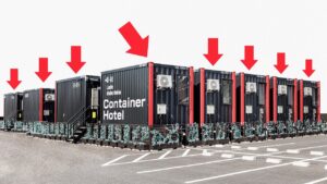 【海外】「意外と広いし泊まってみたい」日本にあるコンテナホテルに海外仰天！