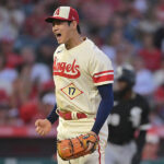 【海外】「オオタニは次元が違いすぎるw」大谷翔平の圧倒的パフォーマンス！8勝目&2打点&10奪三振で連敗を阻止する大活躍！