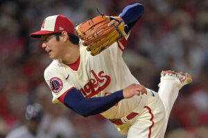 【海外】「100マイルのシンカーはエグすぎるw」大谷翔平、強敵アストロズ相手に8回1失点の好投！