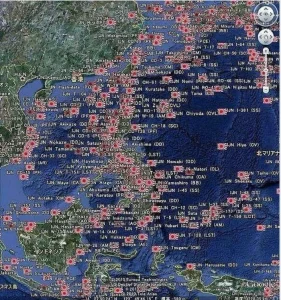 【海外】「小さな島国なのに・・」第二次大戦中の日本海軍の規模が分かる地図に海外仰天！