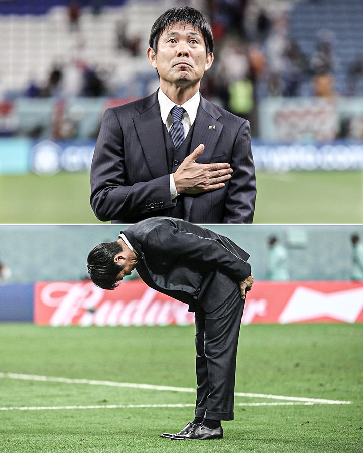【海外】「日本は模範を示した!」W杯日本代表敗戦直後の森保監督の振る舞いを世界が称賛!
