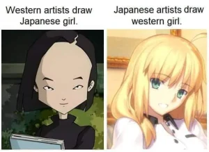【海外】「欧米人が描く日本人キャラと日本人が描く欧米人のキャラを比較してみたw」