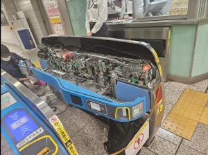 【海外】「日本の改札機の内部はこうなっている」→「エンジニアリングの脅威だ!」「メカに変身しそうw」