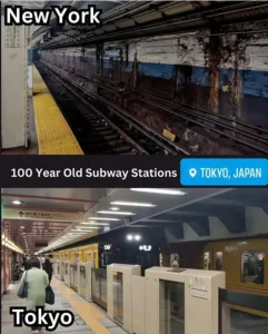 【海外】「日本と比べないで!」ニューヨークと東京の地下鉄駅の差があまりに酷すぎると話題に!