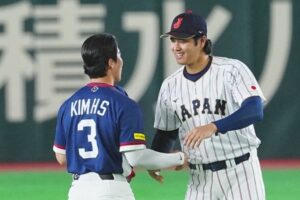 【海外】「同僚キム・へソンがホームランを打った時の大谷翔平の反応がこちら」