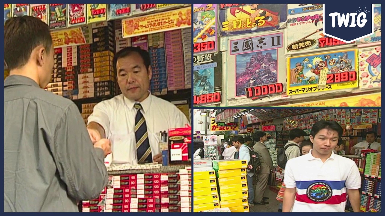 【海外】「タイムマシンをくれ!」1993年の日本のゲームショップの映像に世界中から羨望の声が殺到!